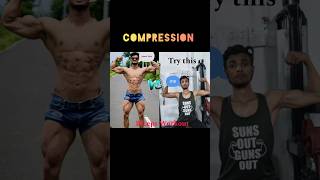 Pawan Sahu vs ME 😱 biceps Workout compression ❤️‍🔥❤️‍🔥 try this 👌👌 gym shorts pawansahu meme [upl. by Nolita]