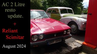 AC 2 Litre resto update  Reliant Scimitar intro and repairs [upl. by Demodena]