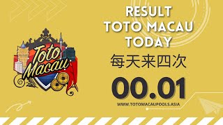 RESULT LIVE STREAMING TOTOMACAU POOLS TODAY  OCTOBER 10 2022 AT 0001 AM [upl. by Lester]