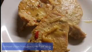 Slimming World Slow Cooker Pork Chops [upl. by Eelsew]