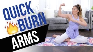 Quick Burn Arms Incredible Arm Toning Workout  no equipment no pushups [upl. by Hartmann837]