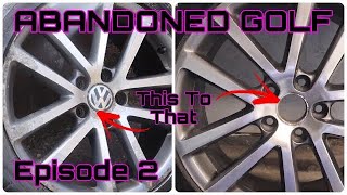 Cheap and Easy DIY Wheel Refurb  Restoring Diamond Cut Alloy Wheels [upl. by Aldredge]