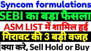 syncom formulations share latest newssyncom formulations share newssyncom share news in hindi [upl. by Yelnoc444]