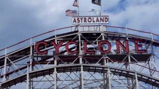 CONEY ISLAND CYCLONE ROLLER COASTERHD 2011 [upl. by Waligore522]