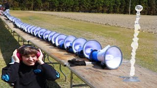 Breaking Glass Using Only Megaphones [upl. by Gracie]