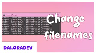 how to rename multiple files at the same time ♡ [upl. by Rayshell]
