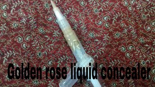 Golden rose liquid concealer  Honest review [upl. by Idola]