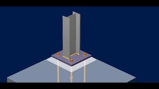 Ram connection Designing a base plate and anchor bolt example in ACI3553 R11 pp71 [upl. by Pascia]