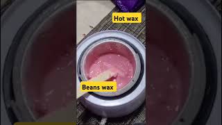 Hot wax  Beans wax  hot wax use krny Ka trika treandingreels hairremoval waxing ytshort ytp [upl. by Aimas298]