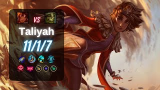 TALIYAH JUNGLE vs IVERN  EUW LoL Challenger Patch 143 [upl. by Llerod]