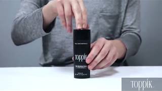 How to Use Toppik Opening Hair Fibers [upl. by Nibla]