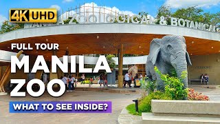 New MANILA ZOO Walking Tour 2023 🇵🇭  WHAT HAS CHANGED at The Renovated ZOO  Philippines【4K】 [upl. by Vyse]