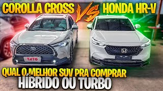 análiese detalhada honda HRV vs toyota COROLLA cross qual comprar [upl. by Reuven]