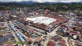 DRONE PASAR BOLU RANTEPAO PASAR KERBAU TERBESAR [upl. by Charline104]