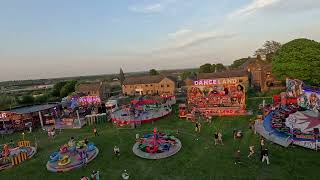 Clayton Hacketts Top Spin Onride Pov  Waddingtons Funfair Tingley 10052024 [upl. by Yknarf629]