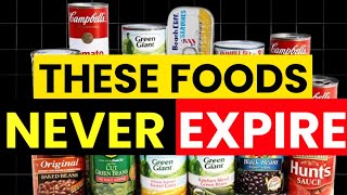 12 Canned Foods to STOCKPILE that NEVER EXPIRE – Food for SHTF – Prepper Pantry [upl. by Abita]