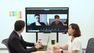 BenQ DuoBoard IFP Demo – Video Conference [upl. by Weinreb340]