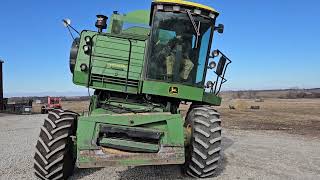 1980 John Deere Sidehill 6620 Combine  Selling on BigIron Auctions  Mar 6 2024 [upl. by Iorgos21]