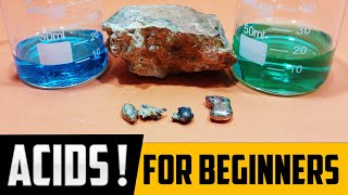 Beginners Guide Using Acids to Extract Gold from Gold Ore  gold stone channel [upl. by Burta]