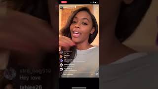 121919 Nafessa Williams Ig Live 2 [upl. by Nnahtebazile]