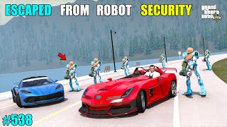 GTA 5  ROBOT SECURITY ALMOST KILL MICHEAL  GTA 5 GAMEPLAY 538 [upl. by Akitan33]