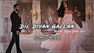 Dil Diyan Gallan Slowed  Reverb  Tiger Zinda Hai  Salman Khan  Katrina Kaif  Atif Aslam [upl. by Fanni]