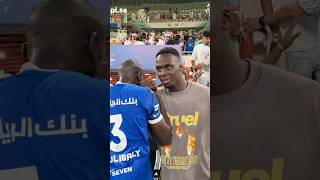 Edouard Mendy amp Kalidou Koulibaly les partenaires de léquipe du Sénégal Al Hilal vs Al Ahli [upl. by Earlie]