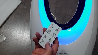 Unboxing Ventilador sin Aspas Universal  bladeless fan [upl. by Lahsram]