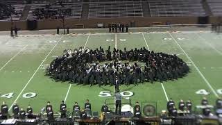 Cinco Ranch High School Band after homecoming vs Seven Lakes 102116 [upl. by Ajnot788]