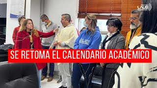 Levantamiento suspensión calendario académico [upl. by Pieter259]