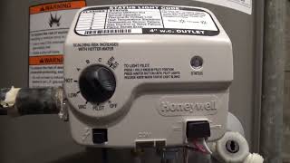 Water Heater Temperature Setting  Honeywell Gas Control [upl. by Otreblif540]