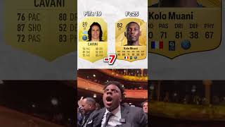 PSG Fifa 19 Vs Now 😂 fifa fc25 football ultimateteam [upl. by Sama299]