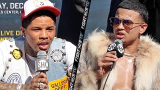 GERVONTA DAVIS amp ROLANDO ROMERO HAVE HEATED BACK amp FORTH PRESS CONFERENCE amp FACE OFF  FULL VIDEO [upl. by Eniarral]