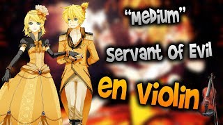 Rin kagamine  Servant Of Evil en ViolínHow to PlayTutorialTabsheet musicComo TocarManukesman [upl. by Kile]