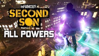 Infamous Second Son ★ All Powers Showcase  All Powers and Abilities 【1080p HD】 [upl. by Erida]