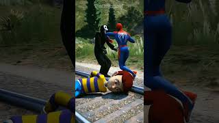 GTAV RUDRA SAVED BY SPIDERMAN FROM THOMAS THE TRAIN COFFIN DANCE SONG COVER [upl. by Rehc985]