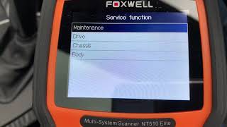 How to reset the CAS system on a BMW E90 with the Foxwell Nt510 Elite [upl. by Kall376]