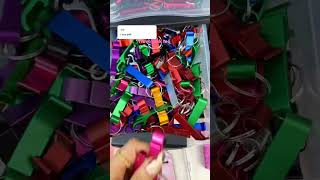 Pink is most popular color foryou asmr keychain packanorderwithme usa selfdefensekeychains [upl. by Adrahs55]