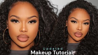 UPDATED SOFT MATTE MAKEUP TUTORIAL  SWEAT PROOF OIL PROOF FLAWLESS MAKEUP [upl. by Seyah]