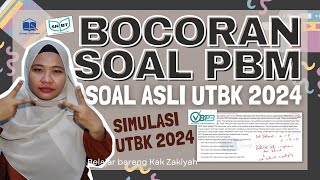 PEMAHAMAN BACAAN DAN MENULIS PBM SOAL ASLI UTBK 2024 [upl. by Gillead]