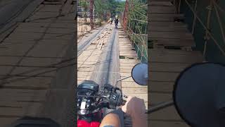 houten brug Viang Vieng [upl. by Esemaj]