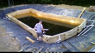 Natural Pool Time Lapse Build [upl. by Ingrid]