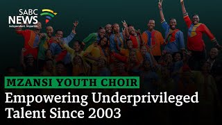 Mzansi Youth Choir speaking about their musical journey [upl. by Irab]