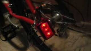 Contactless dynamo powering bike safety lights [upl. by Sholom]