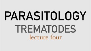 Parasitology  Trematoda lec4 [upl. by Attecnoc56]