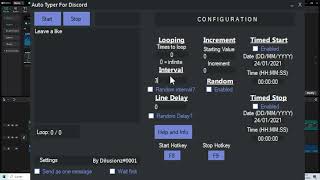 Discord auto typer to Level up the mee6 bot fast [upl. by Bright]