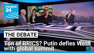 Ton of BRICS Putin defies West with global summit • FRANCE 24 English [upl. by Lovmilla]