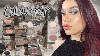 COLOURPOP OF QUARTZ COLLECTION  REVIEW SWATCHES amp TUTORIAL [upl. by Artkele]