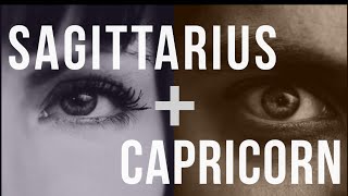 Sagittarius amp Capricorn Sun Love Compatibility [upl. by Anabahs880]