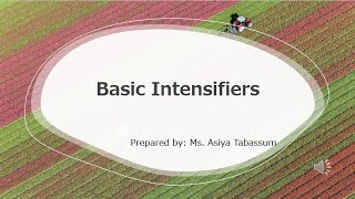 Basic Intensifiers [upl. by Aitnic141]